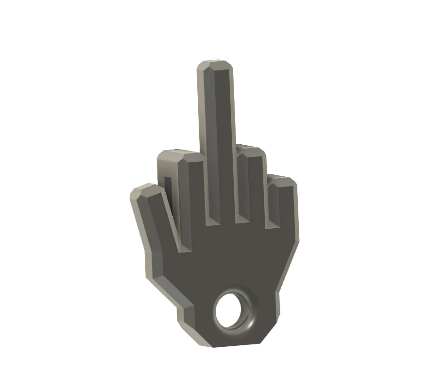 middle finger key  holder