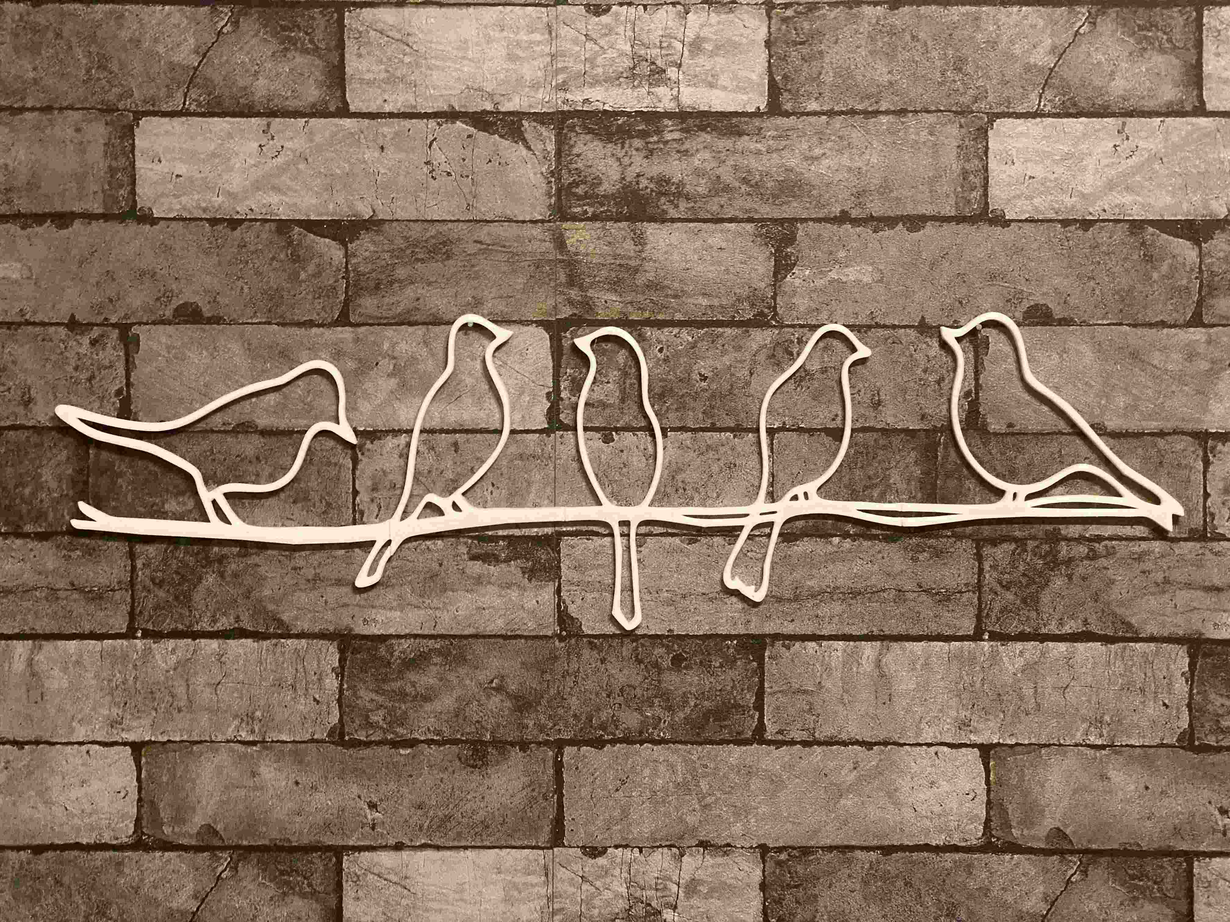 Wanddeko Vogel /  wall decoration Birds