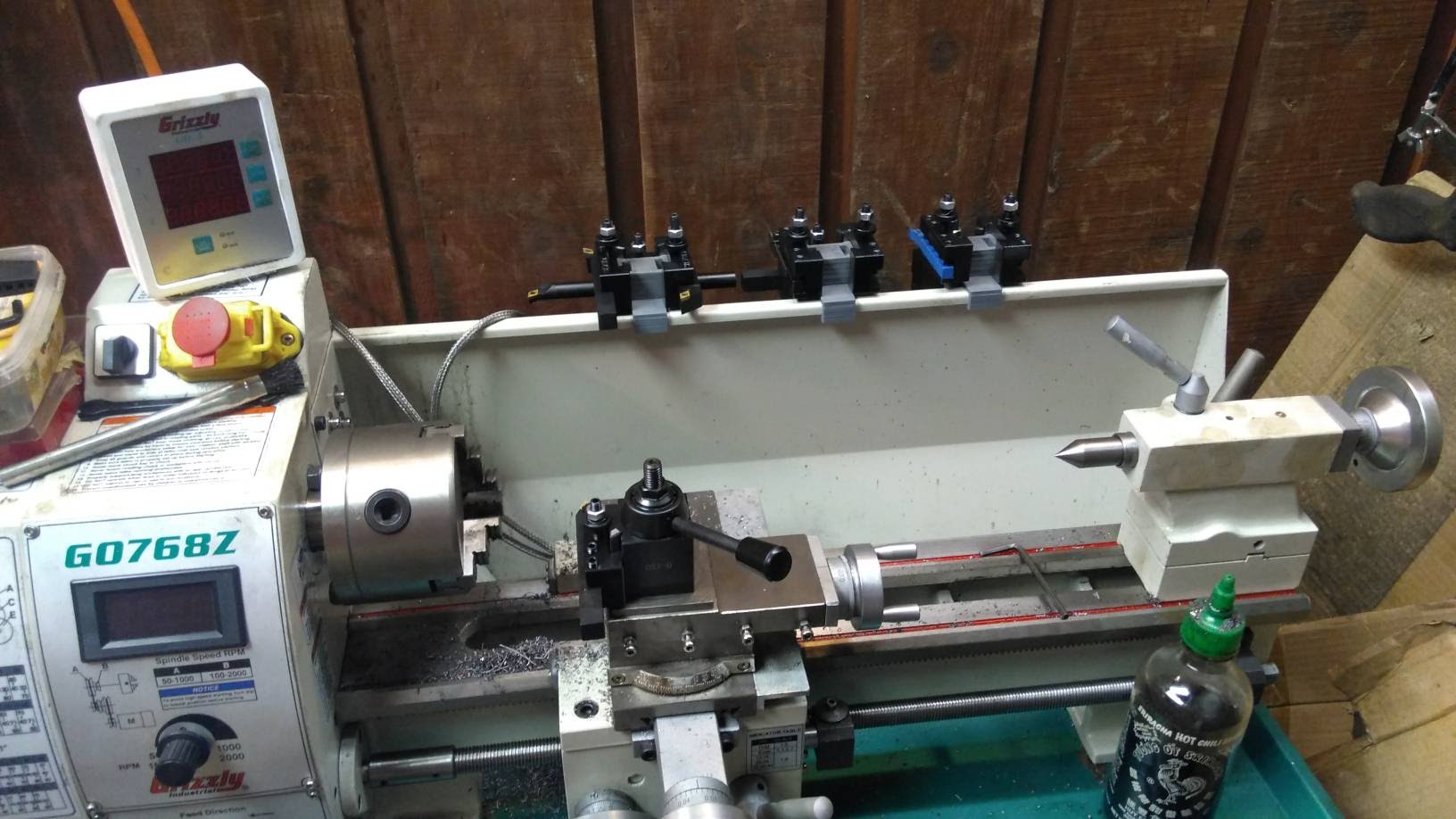 Grizzly G0768 lathe OXA 0XA tool holder