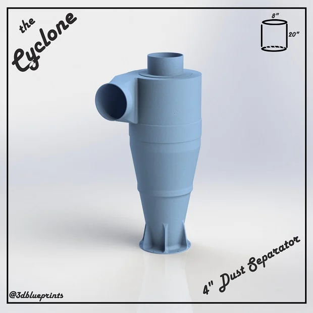 4 " inch dust separator cyclone