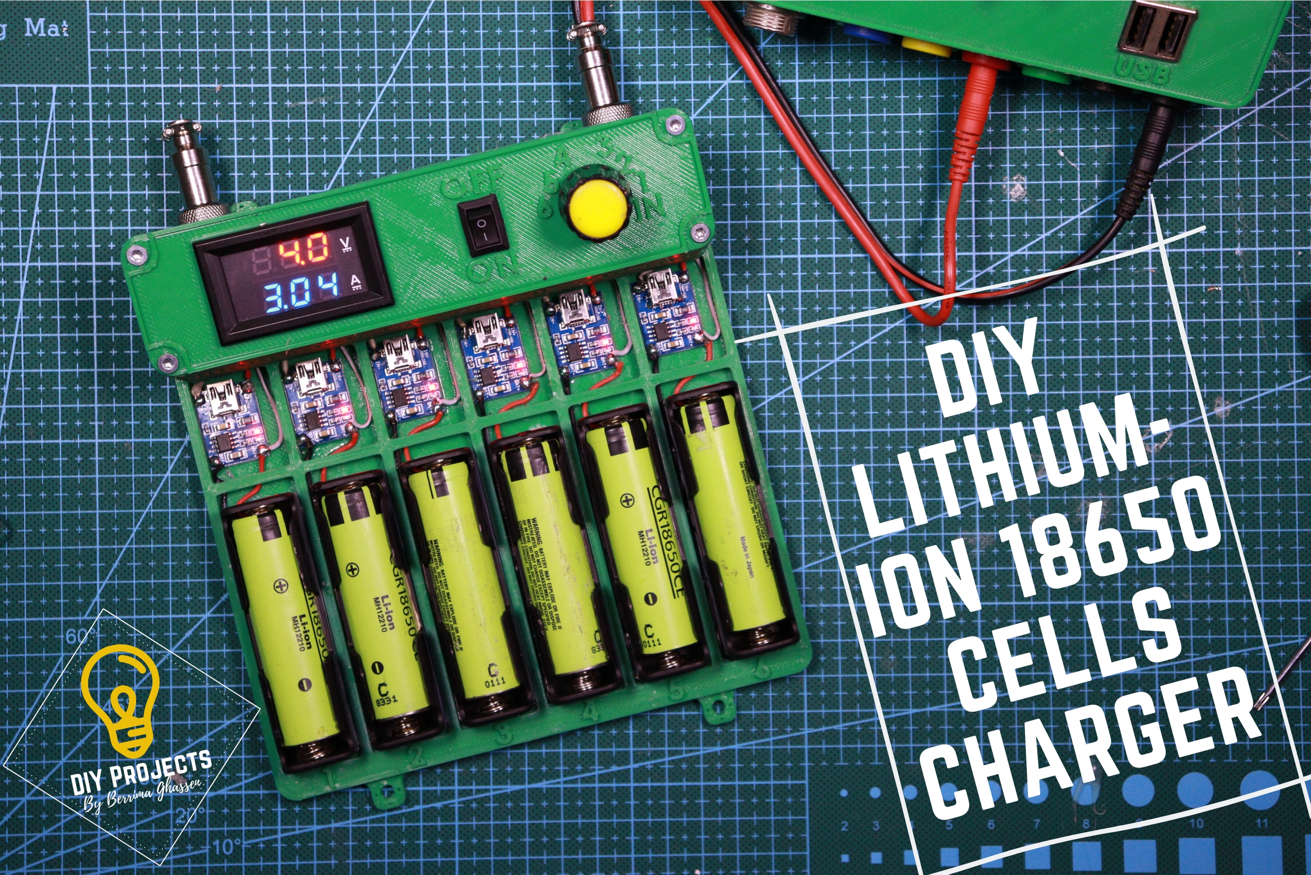 DIY 18650 battery Charger