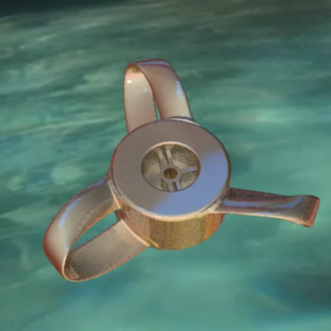TOROIDAL PROPELLER FOR 55LBS ELECTRIC TROLLING MOTOR - LARGE SIZE