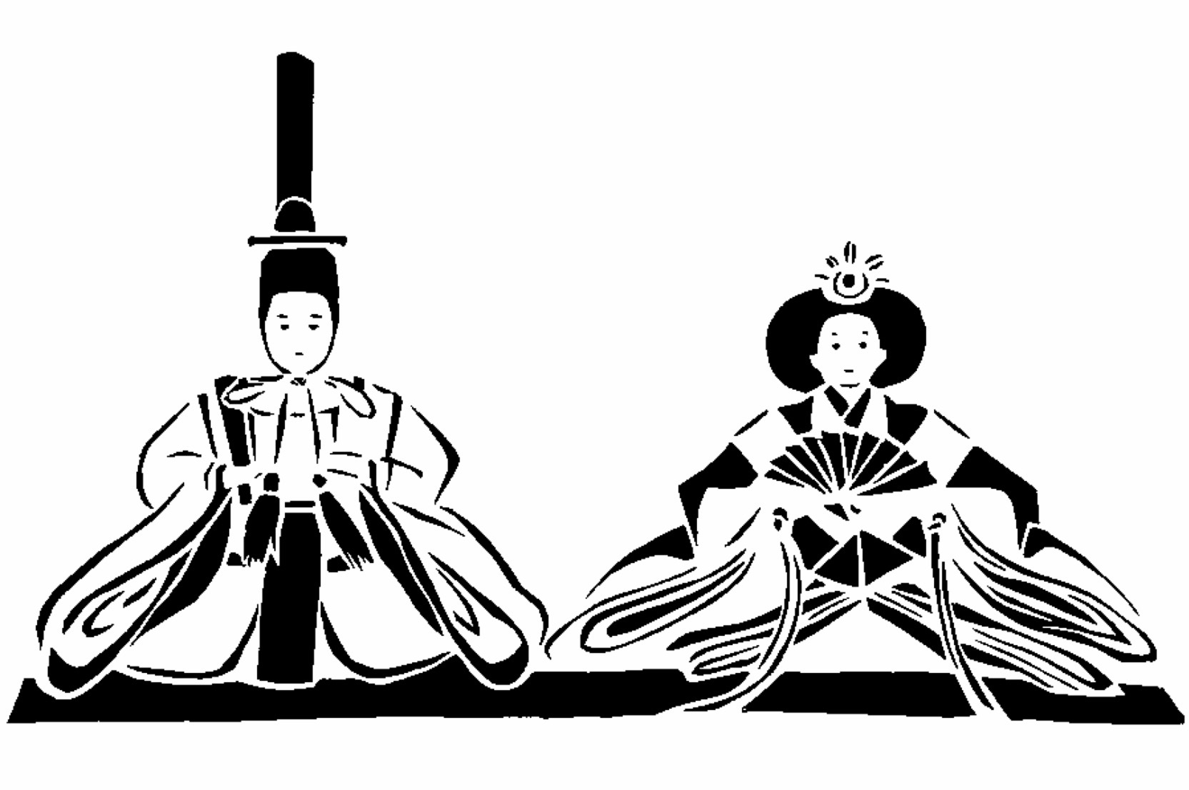 Hina Doll stencil