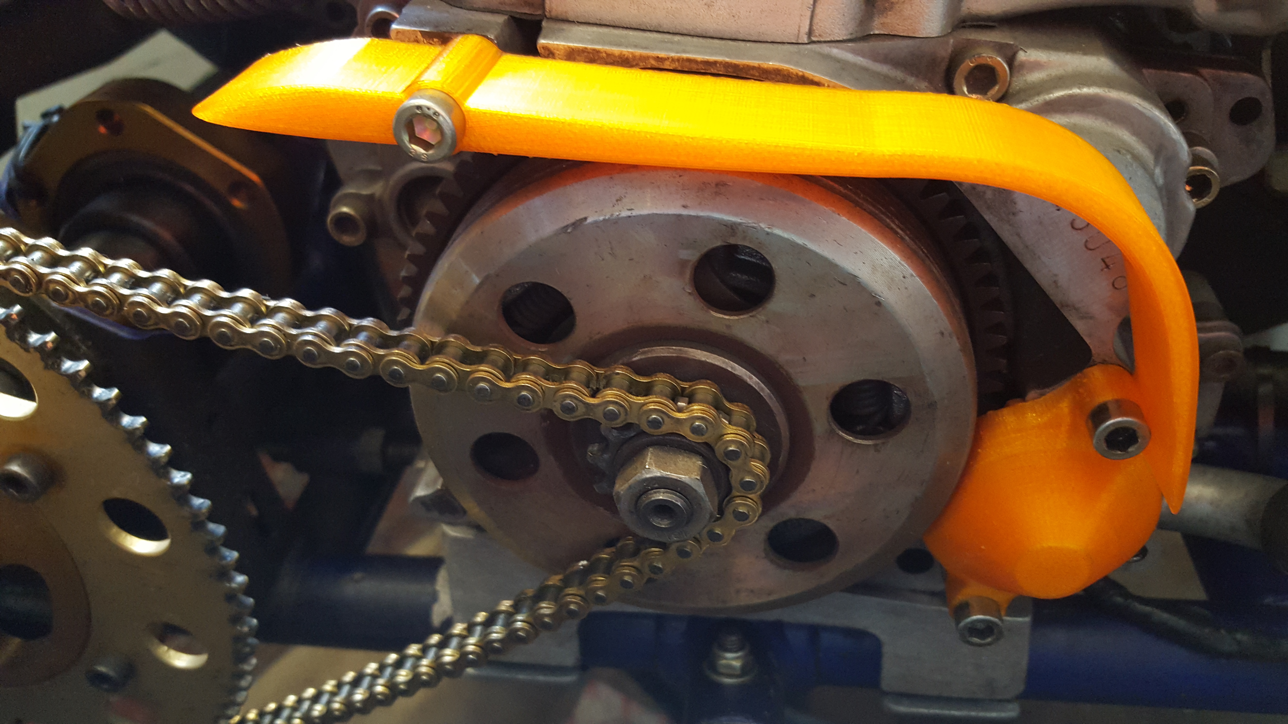Rotax Max starter cover and Clutch guard