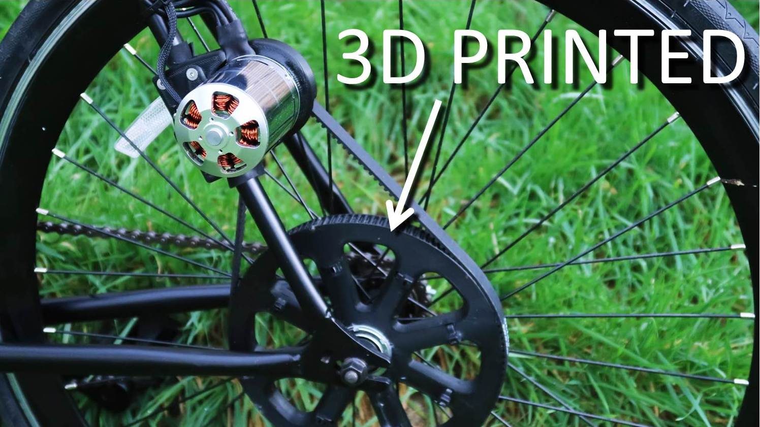 DIY Electric bike (motor mount & pulley)