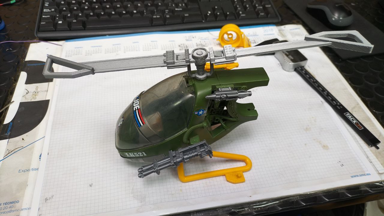 Helices helicoptero GI-JOE