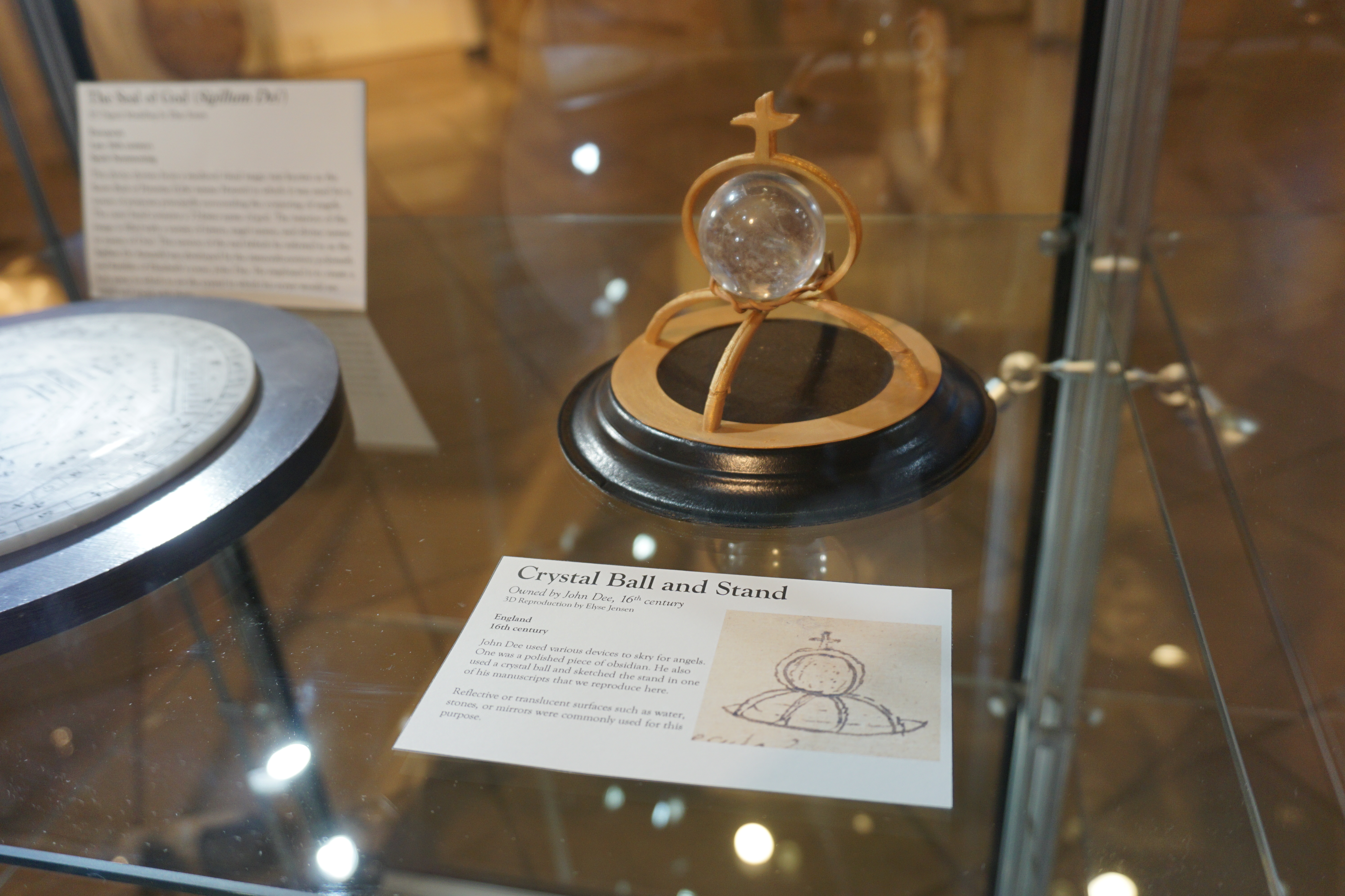 John Dee's Crystal Ball Stand