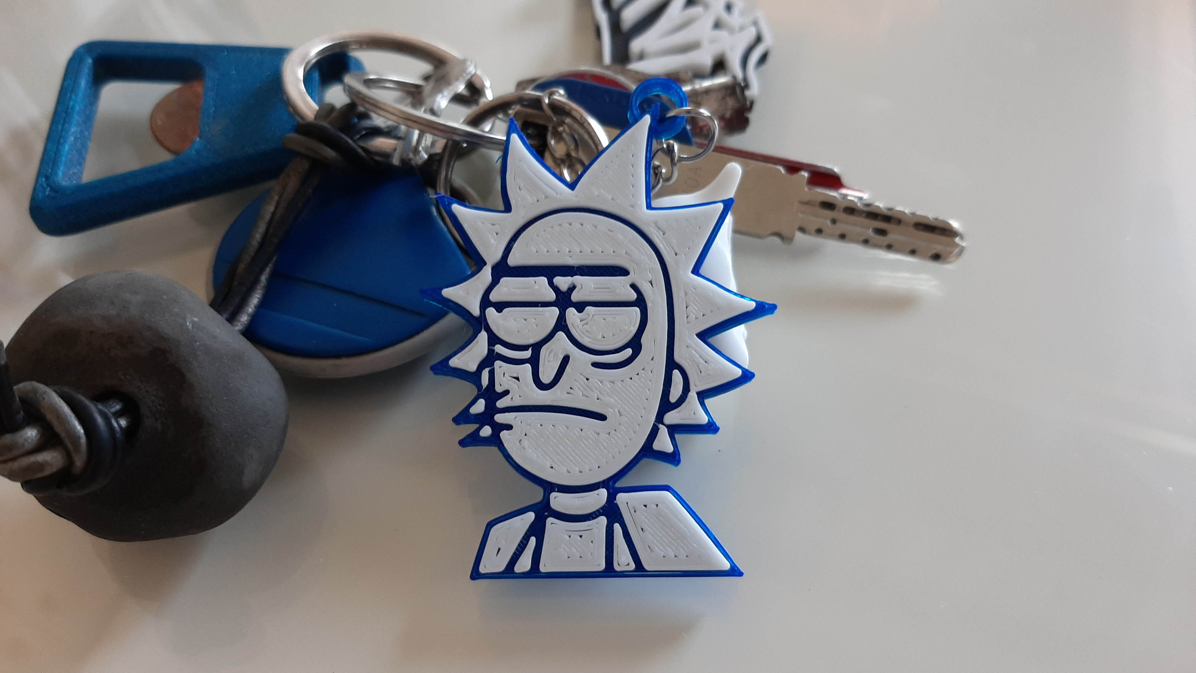 Rick Sanchez Keychain