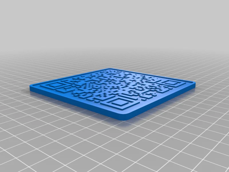 Rick Roll QR Coaster
