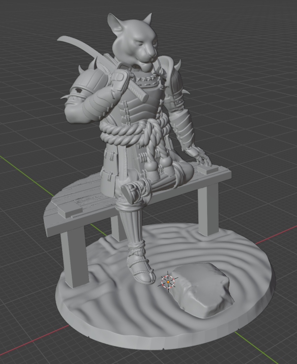 Samurai tigre miniature