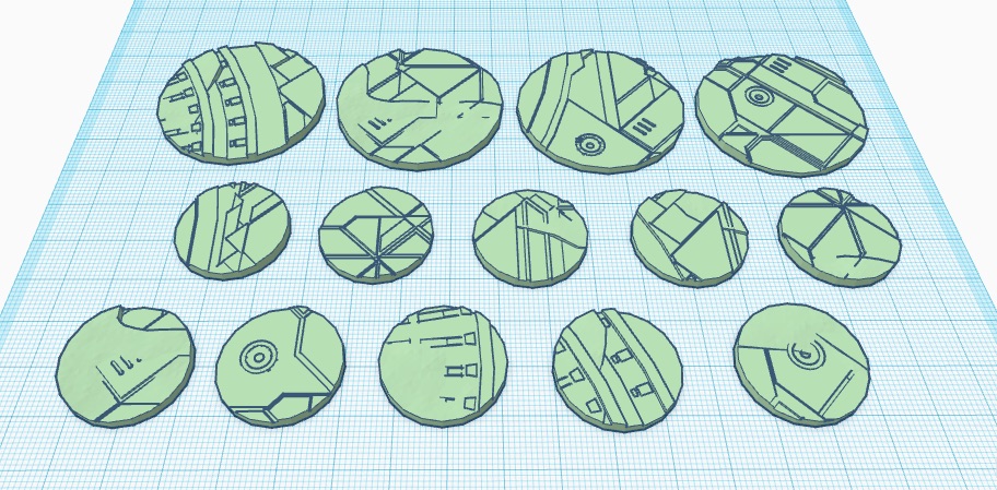 Core Space First Born Miniature Bases 24mm and 40mm