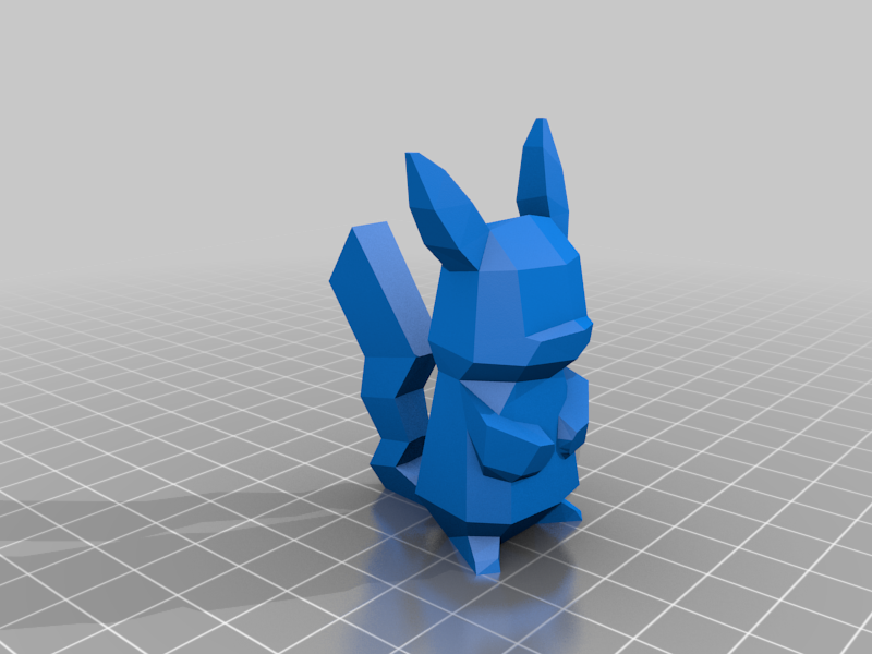Pikachu papercraft