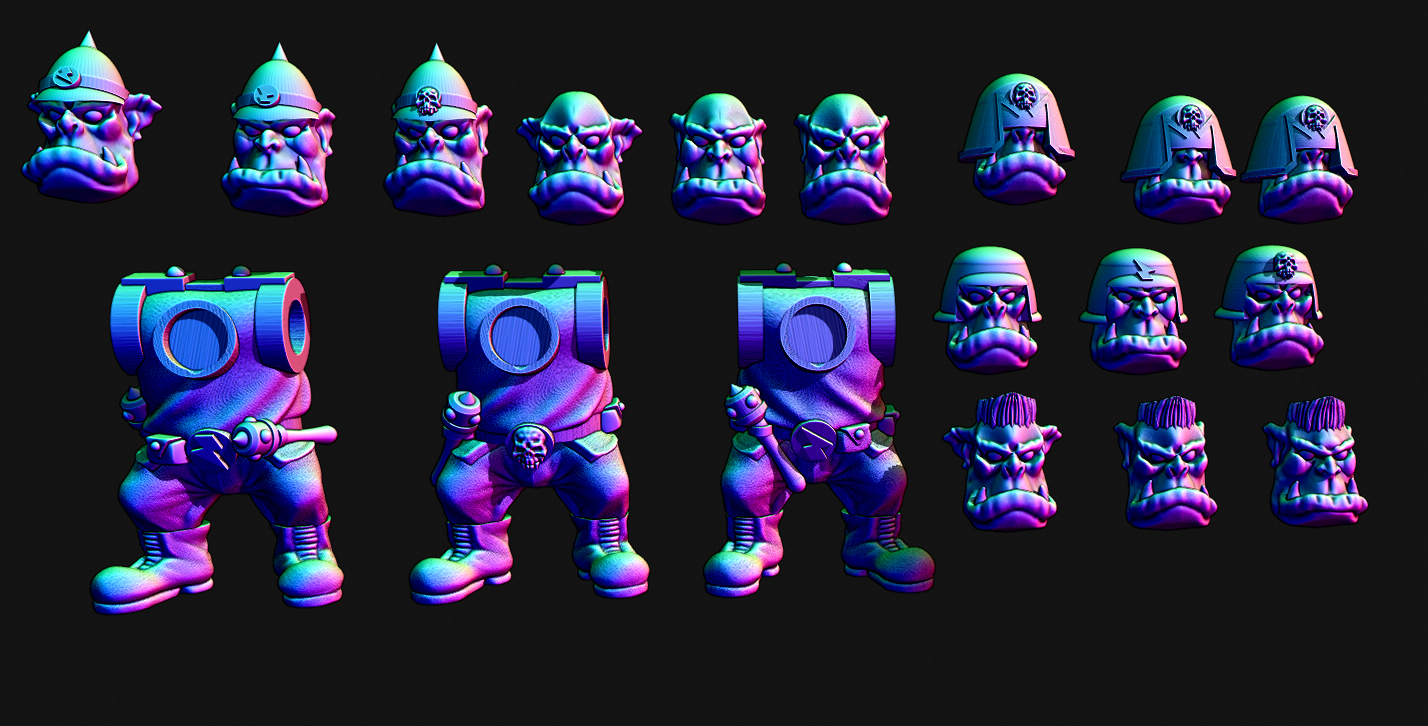 Space Orc mercenary add on kit