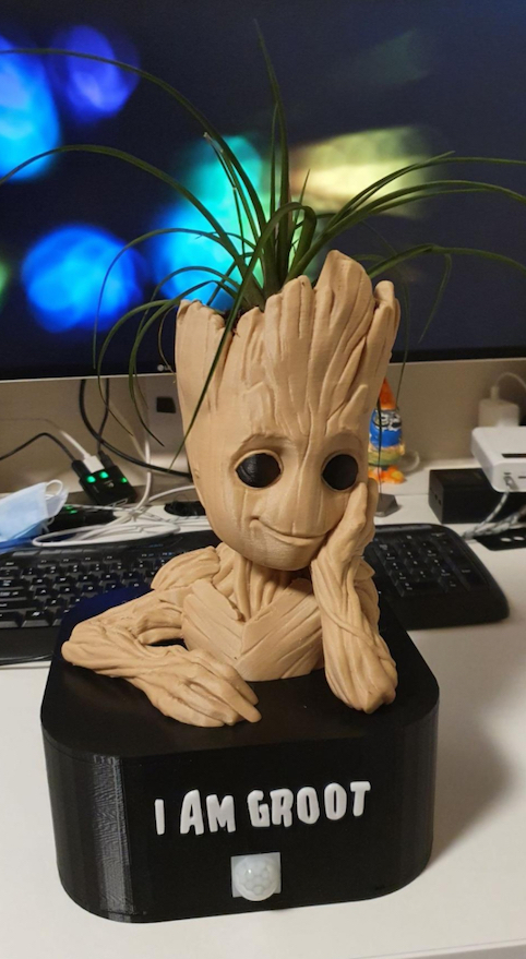 Talking Groot Pot Plant