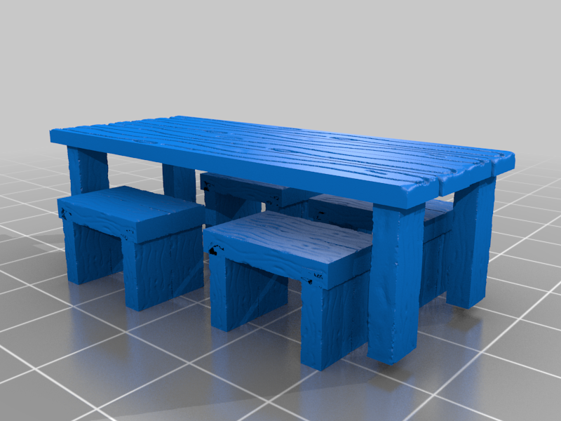 table and chairs