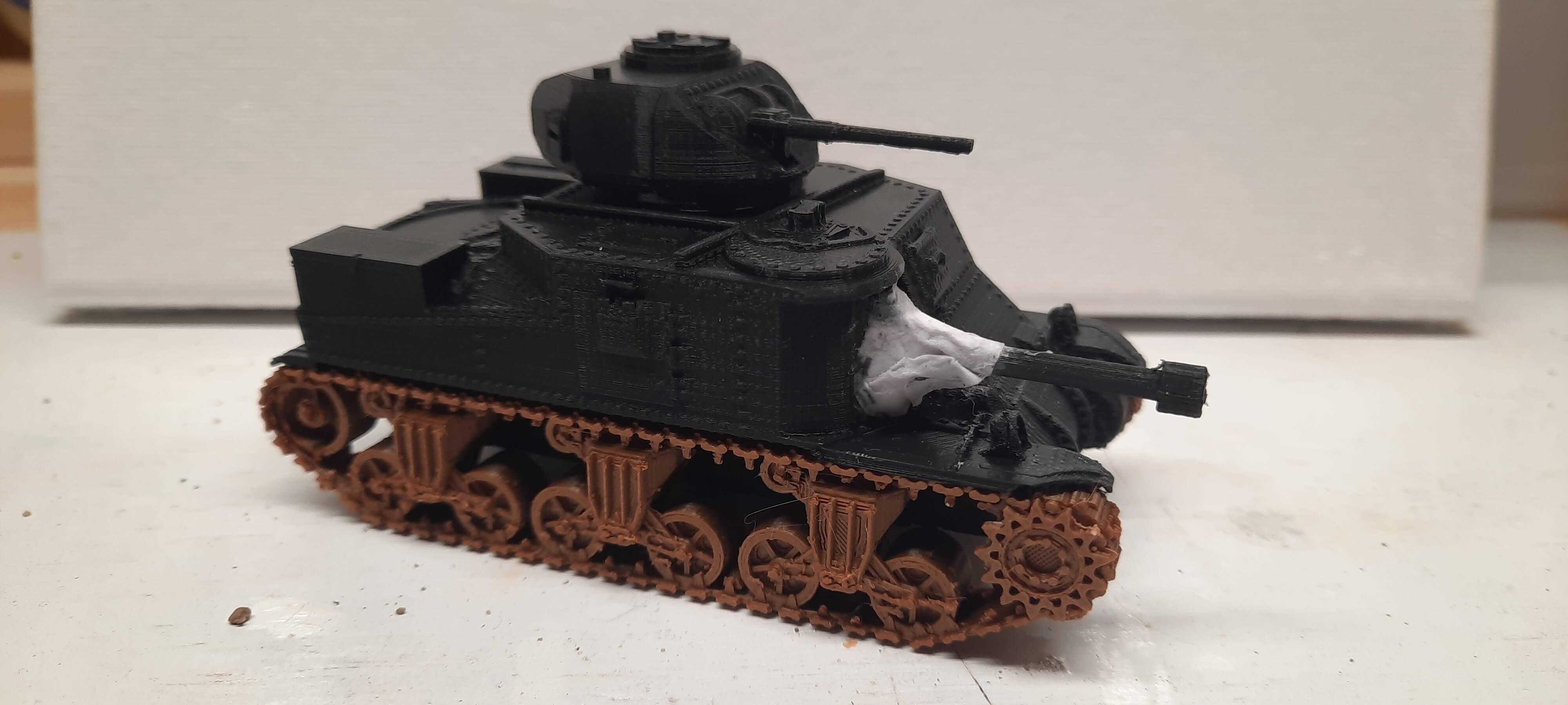 28mm 1/56 1:56 WW2 M3 Grant British Tank
