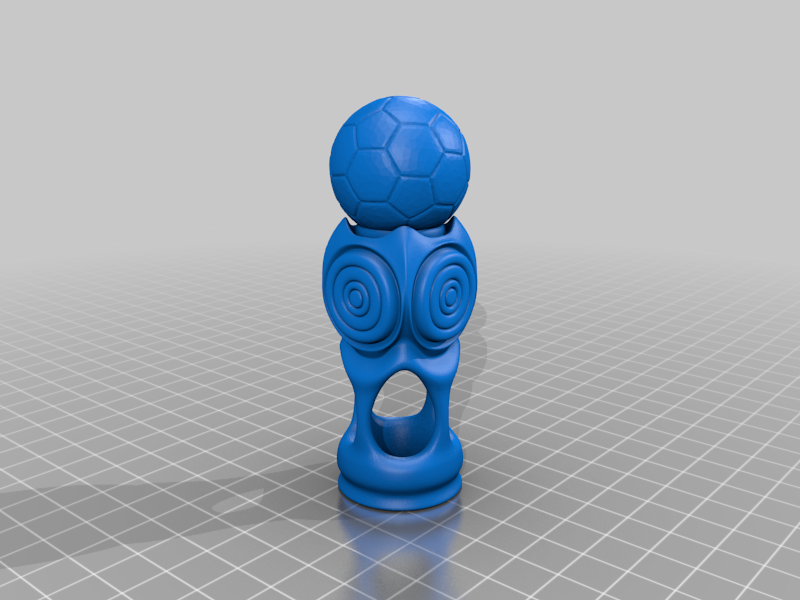 Sculpted Sphere Soccer Trophy
