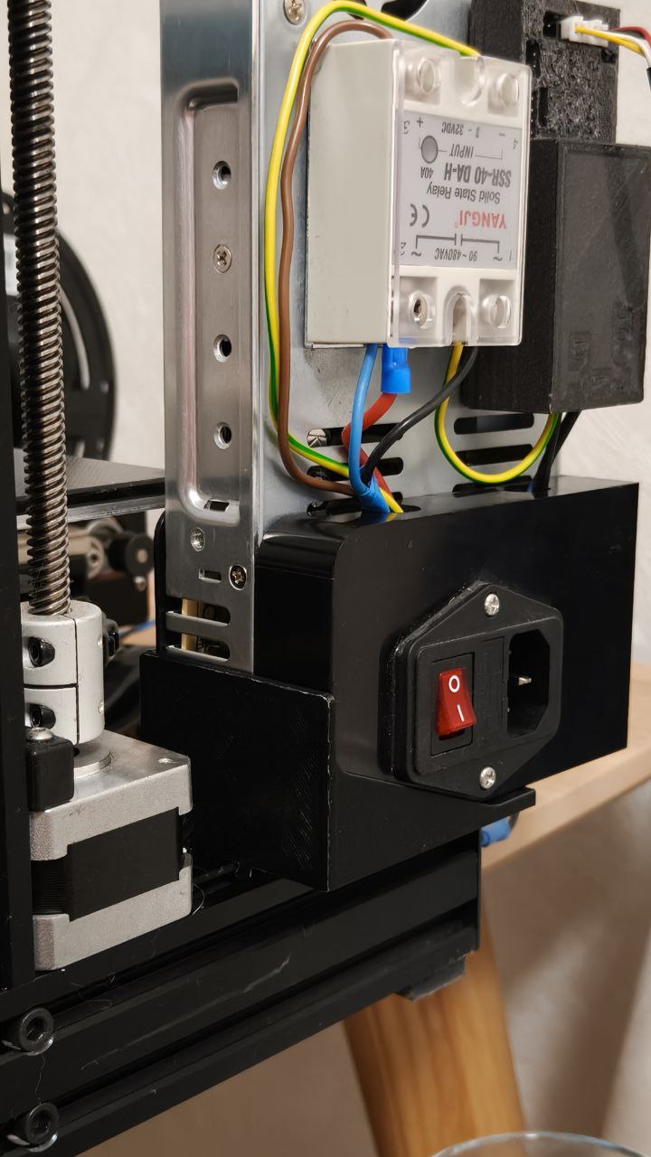 Creality Eender 3 Pro 300*300 Power Supply Mount Крепление для блока питания creality ender 3 pro 300*300