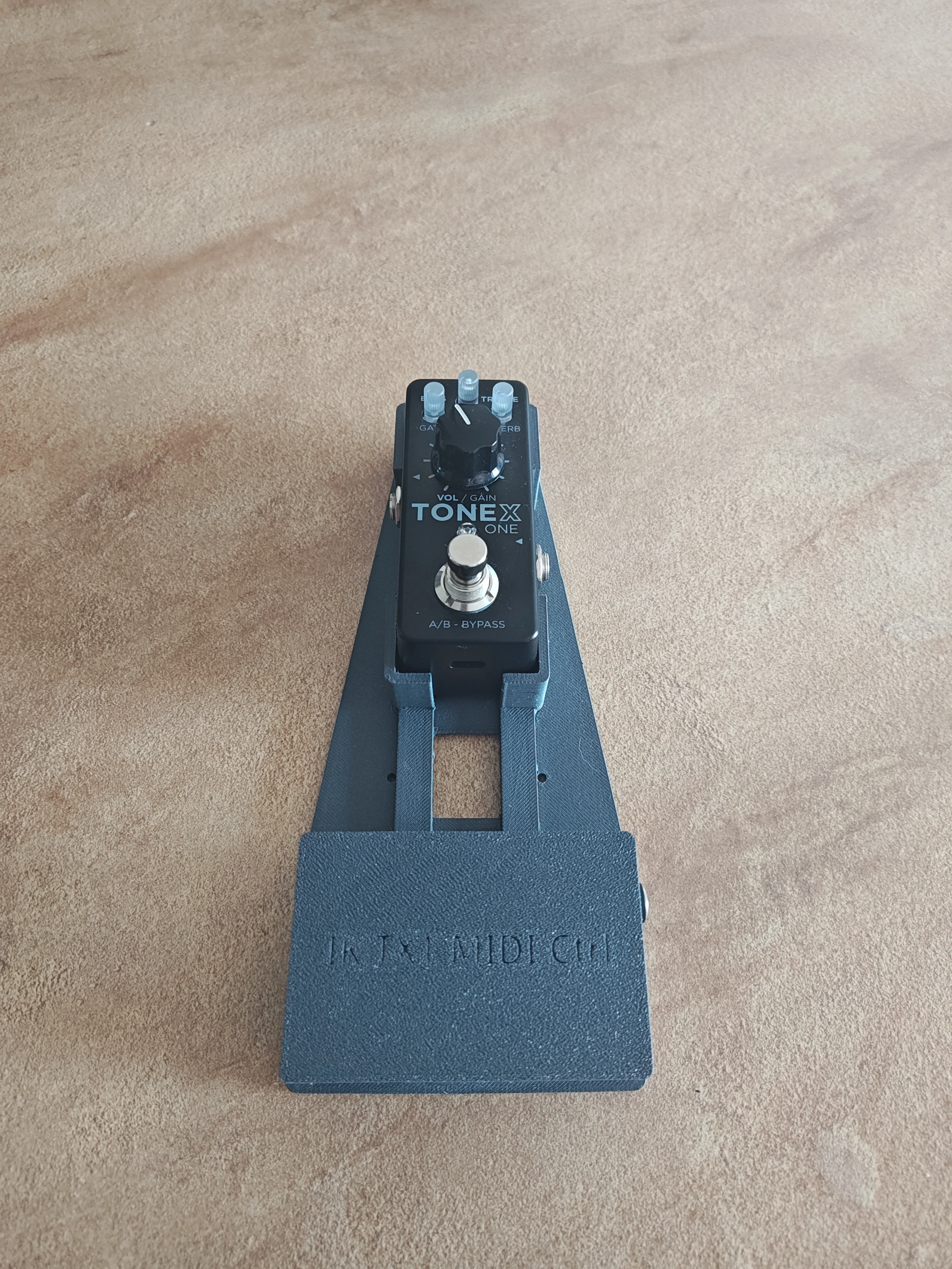 Tonex One Controller Enclosure for ESP32-S3 Zero/Mini with Adafruit MIDI Featherwing