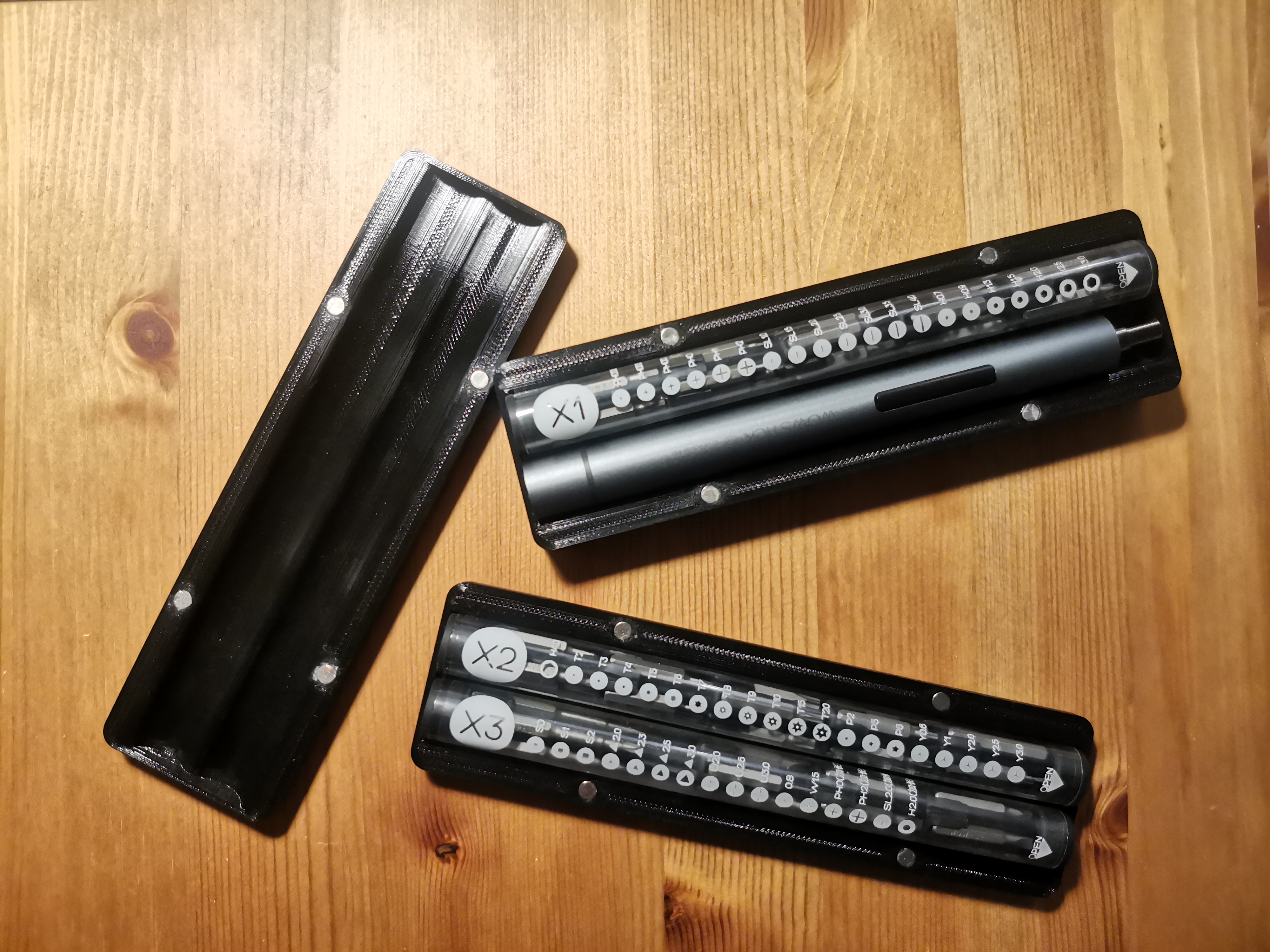 Case for WOW Stick screwdriver and bit sets