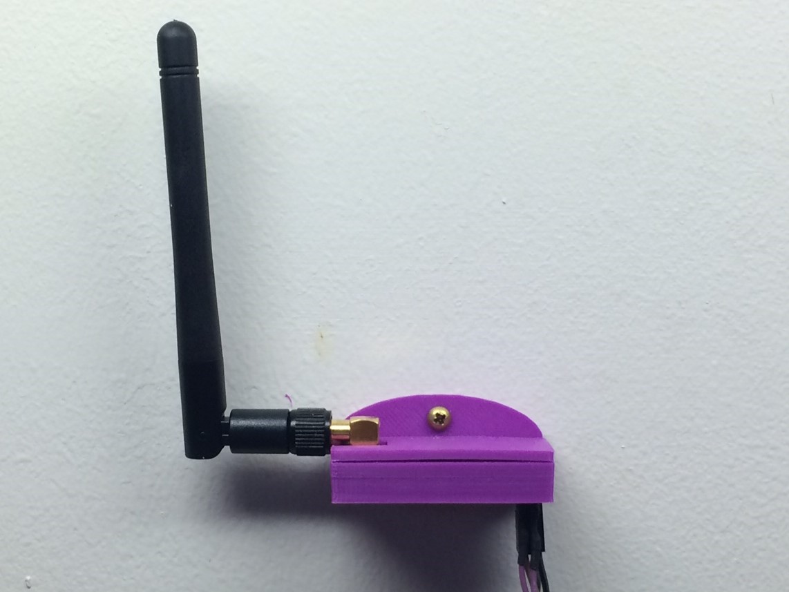 NRF24L01 Transceiver w/Antenna Mount