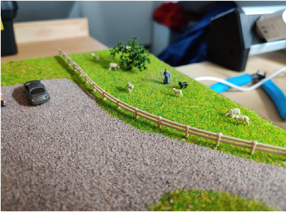Scale N, 1:160, Pasture Fence