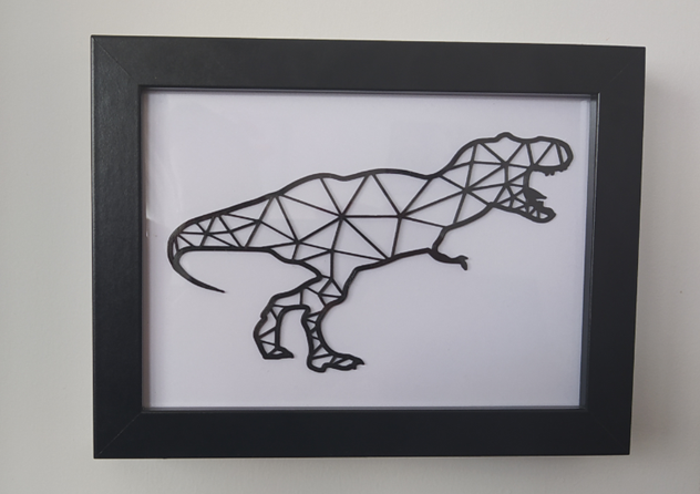T-Rex Wall Art 2D | Dinosaur Wall Art