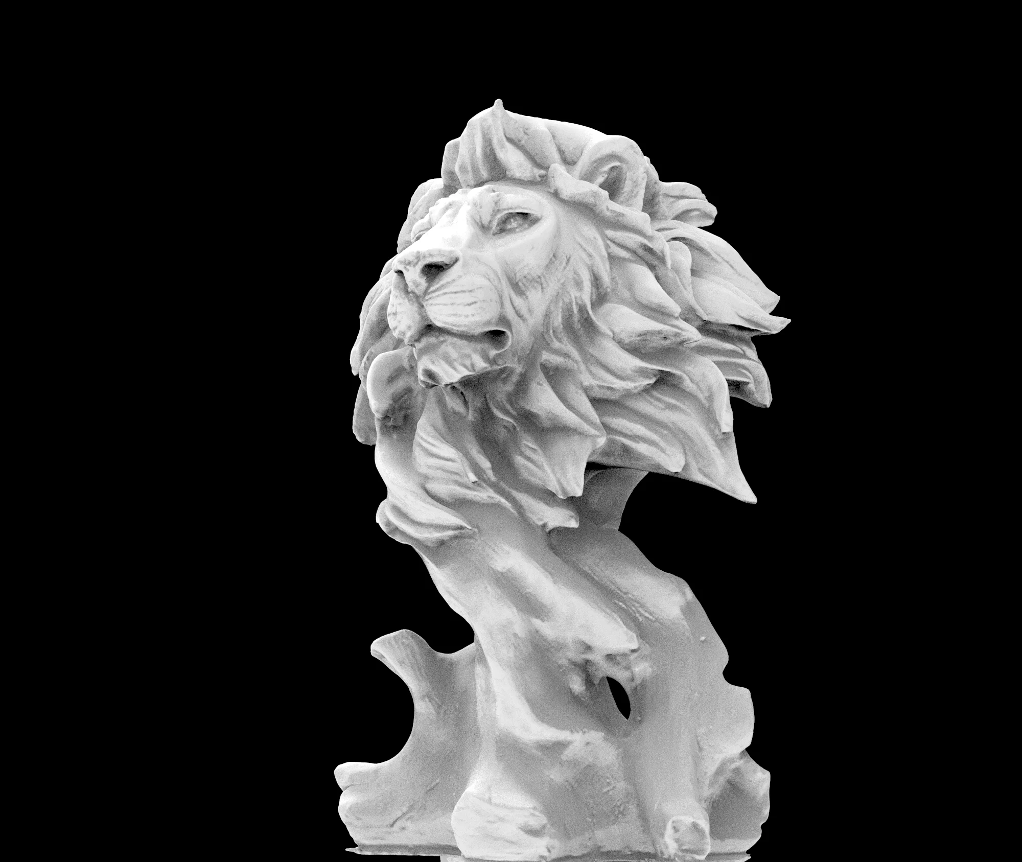 Lion on a Wood (Simba)
