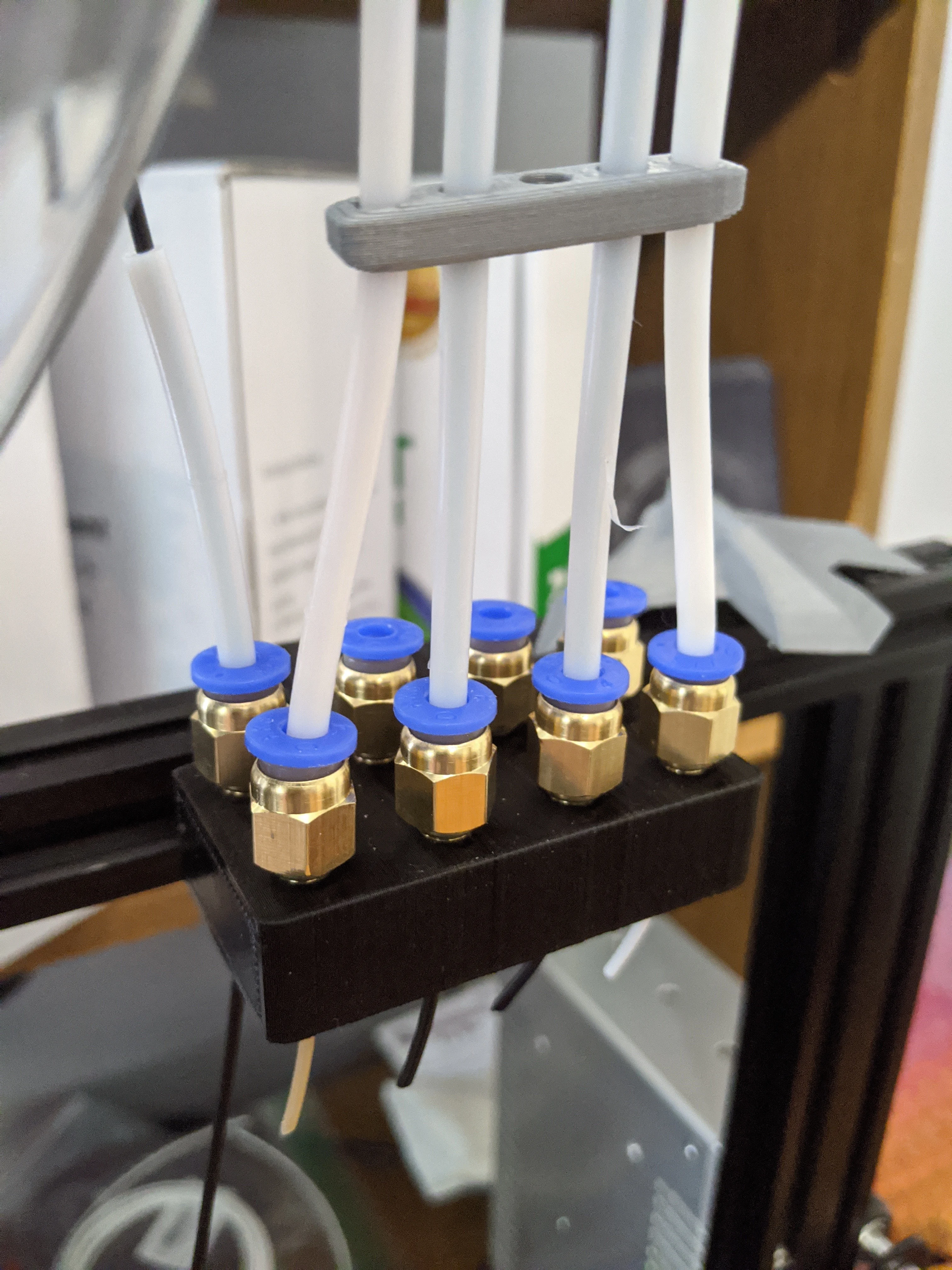 Ender 3 multi pfte filament guide for direct drive