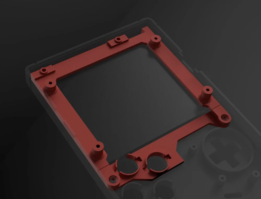 Gameboy Zero LCD Mounting Bracket