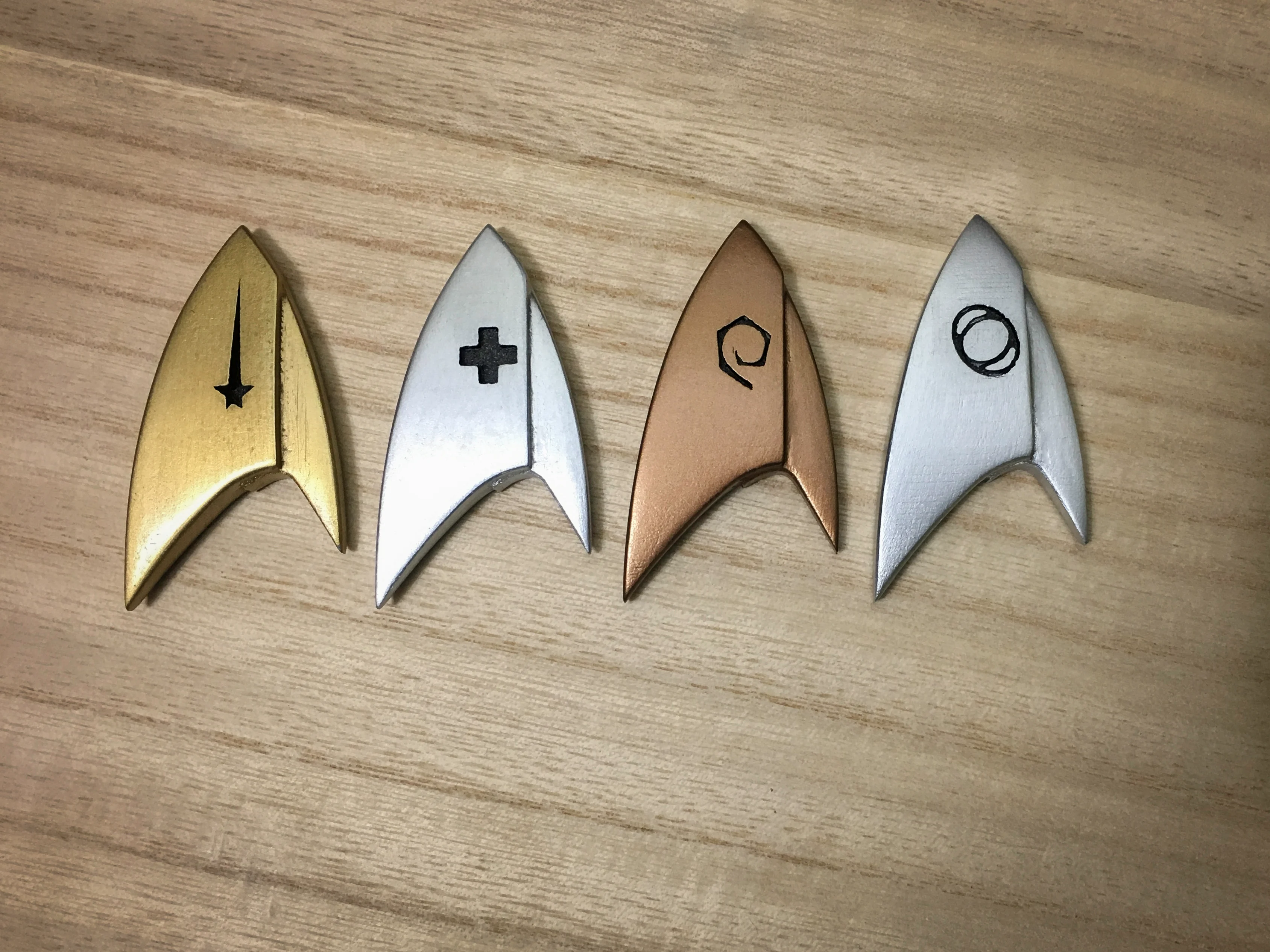 Star Trek Discovery - Insignia Badge - Command, Operations, Science, Medical, Special Troops