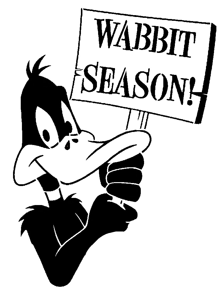 Daffy stencil 2