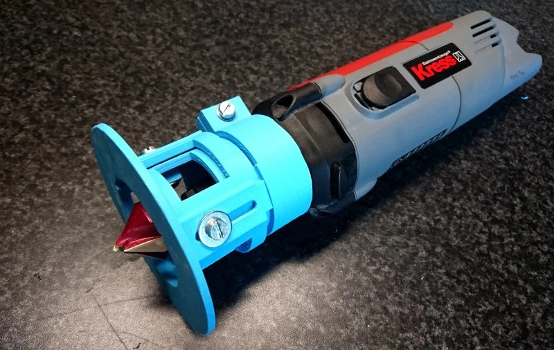 Kress trim router base