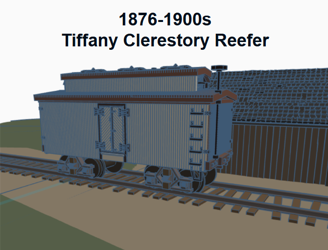 Tiffany Clerestory Reefer (HO SCALE)