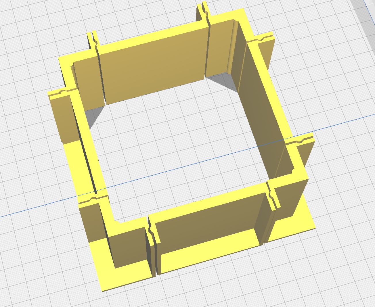 Adjustable molding frame