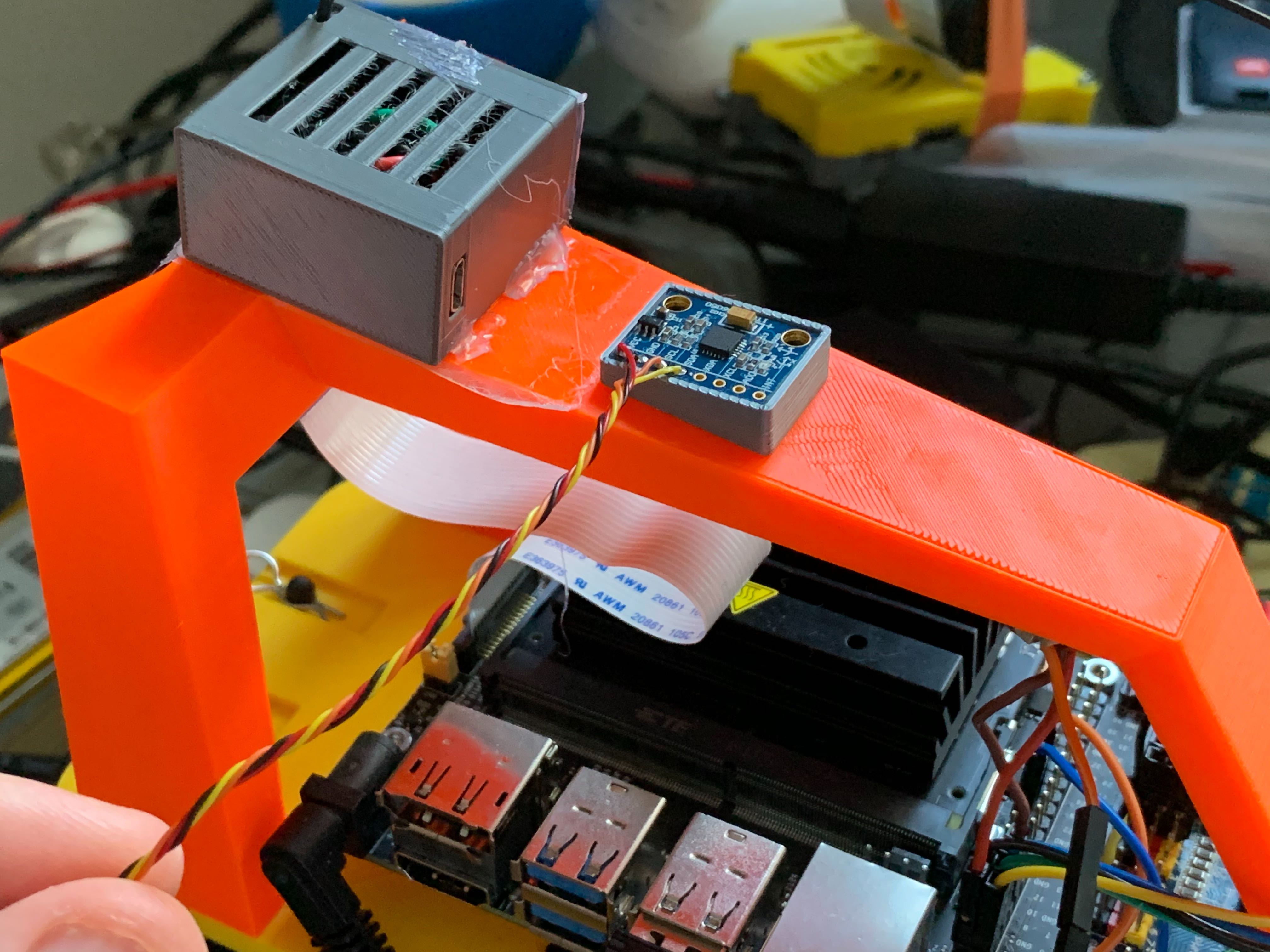 Donkeycar GY-521 accelerometer and gyro support
