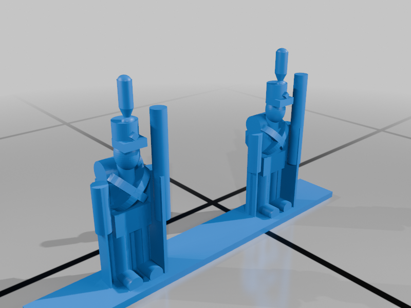 3MM NAPOLEONIC WATERLOO INFANTERY LOW POLY