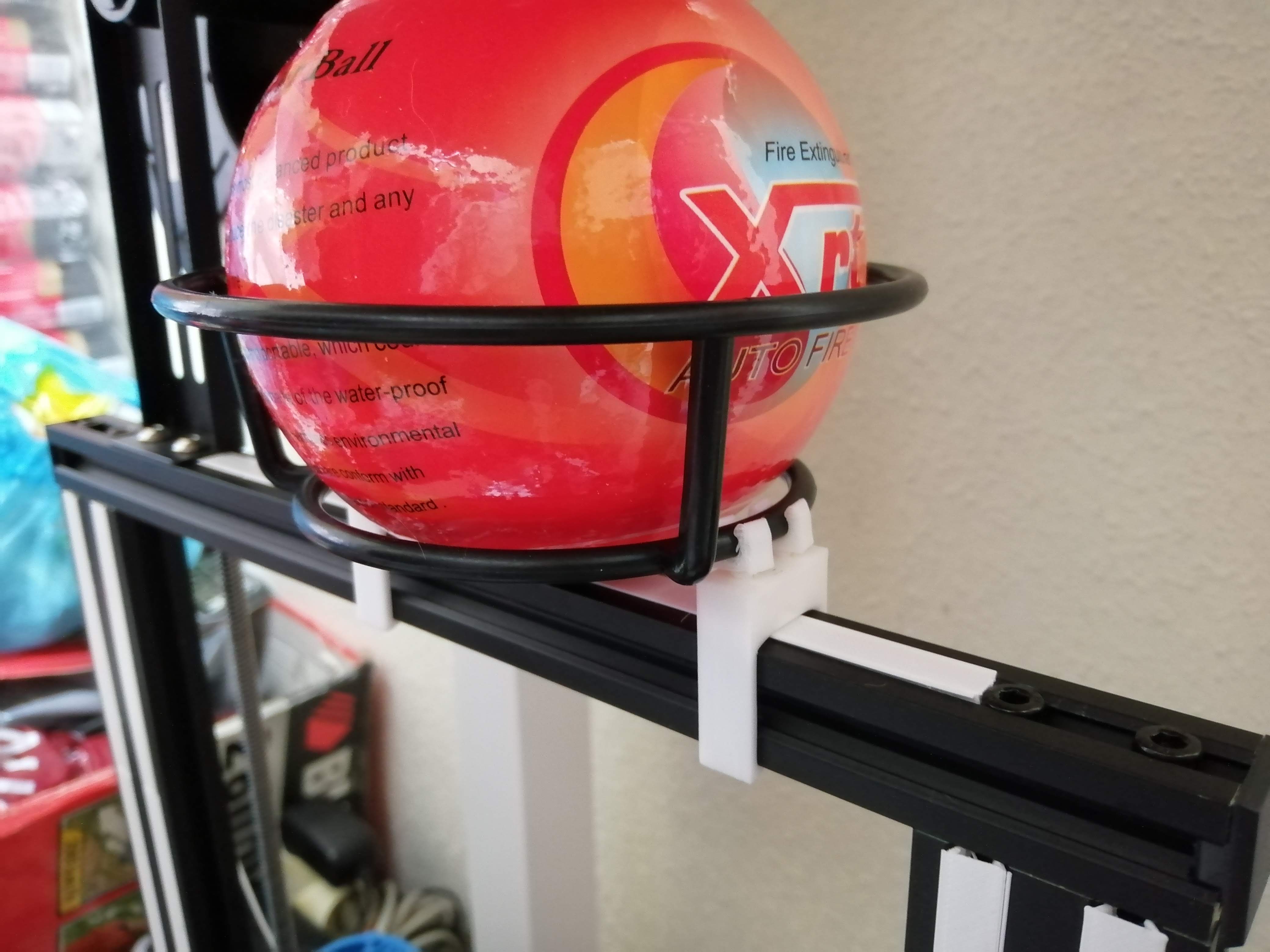 Fire Extinguishing Ball mount rotating clip
