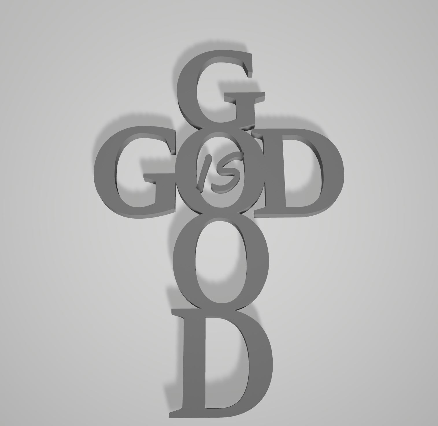 God Is Good cross