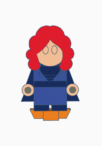 Flatminis Continued Female Dwarf Robes