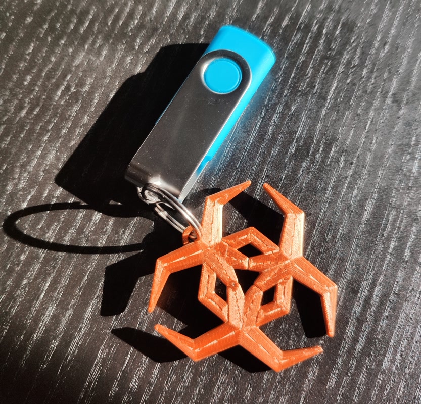 Malware Sign Keychain