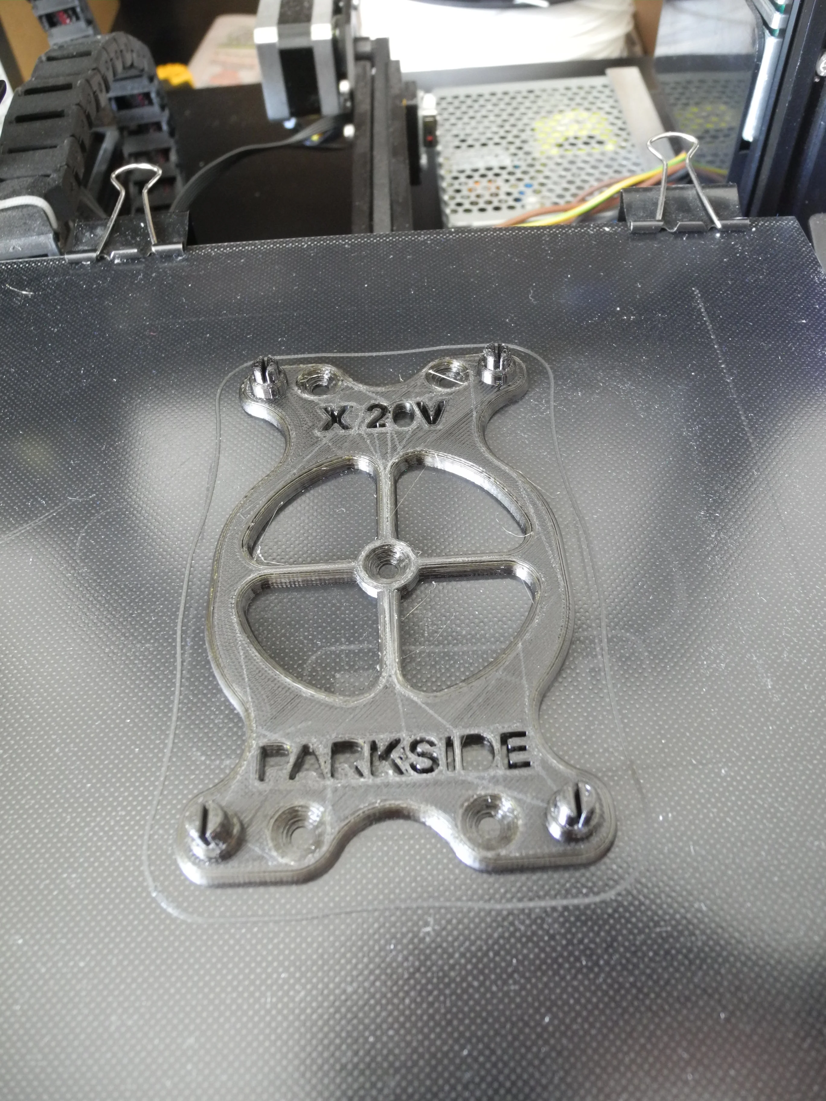Parkside X 20V - charger - wall holder