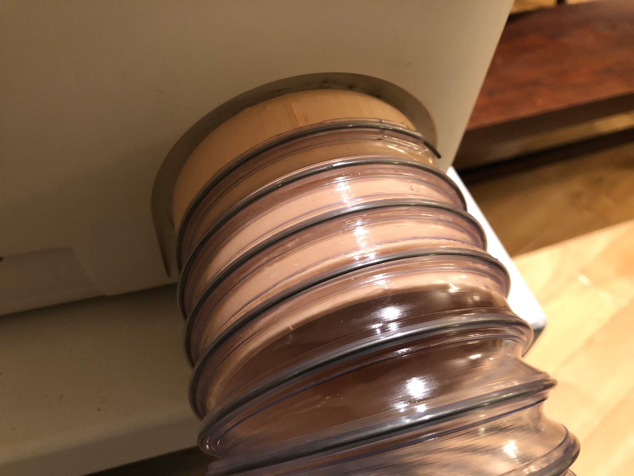 Glowforge 4" threaded exhaust hose adapter