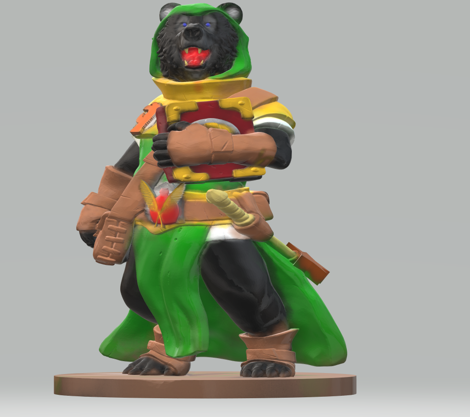 Baernard Berrypaw, Bearfolk Forest Mage