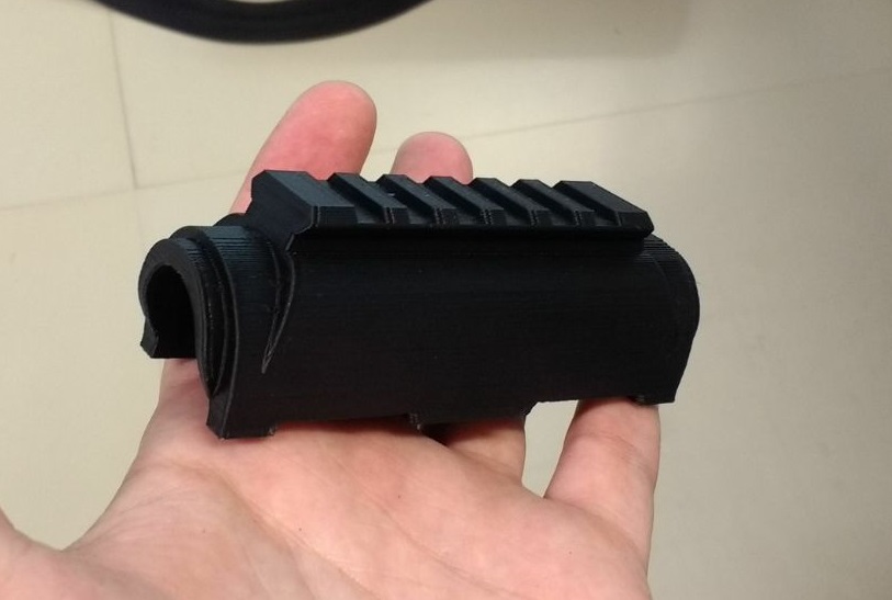 Railed (high-profile) Handguard for AK74u (Cyma)