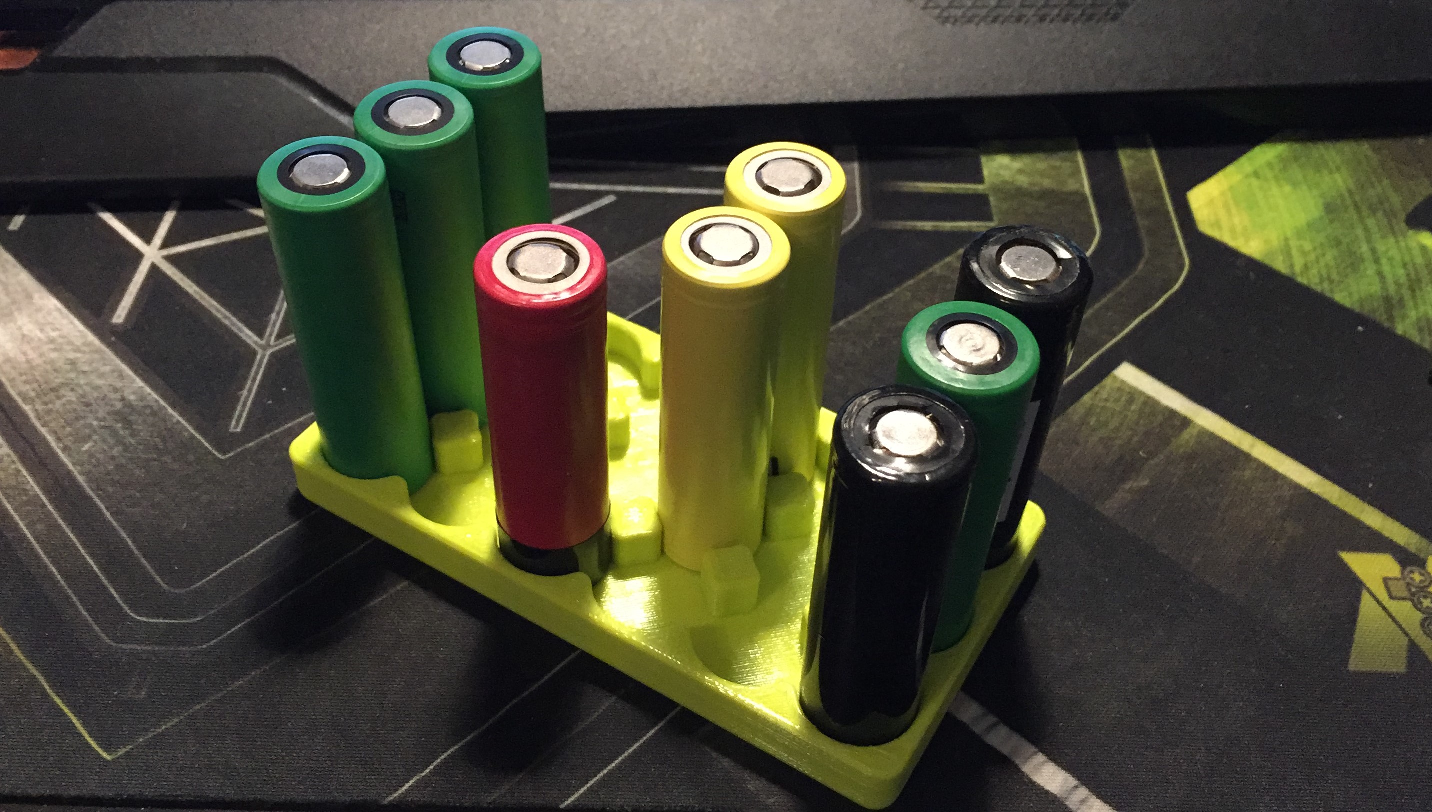 18650 Battery Tray 6x3