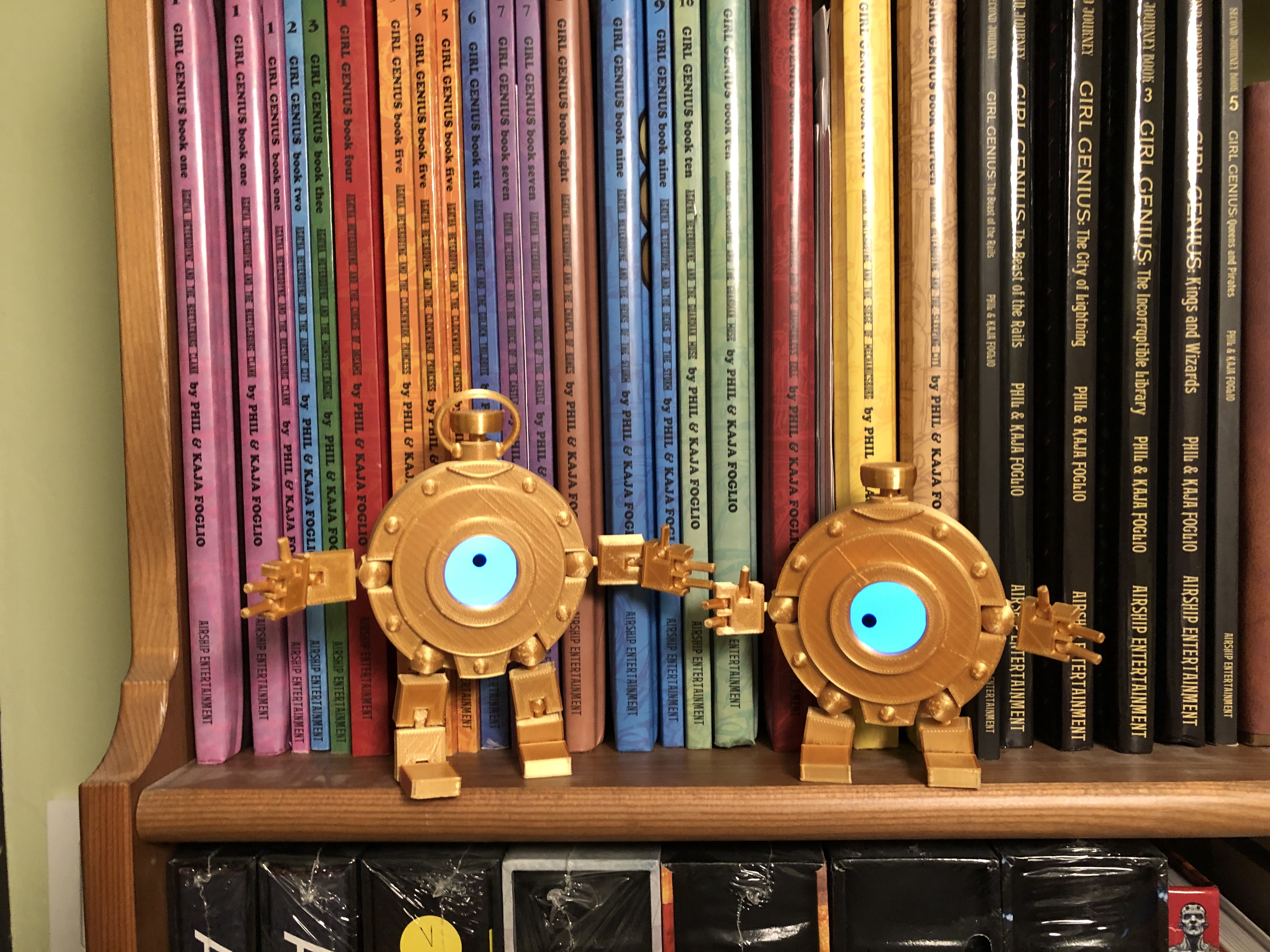 Dingbot Prime and Deuce Dingbot (Girl Genius)