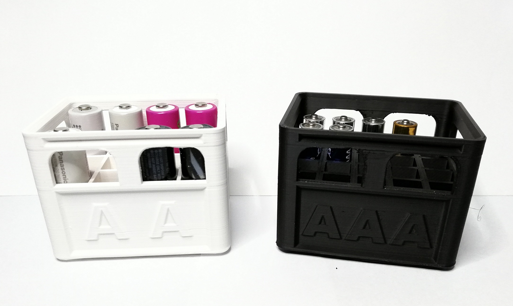 AA & AAA Battery-Boxes