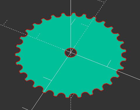Parametric Pulley DXF