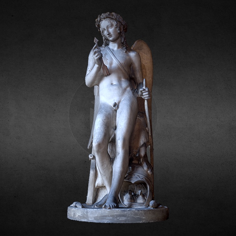 Cupid Triumphant Examining his Arrow